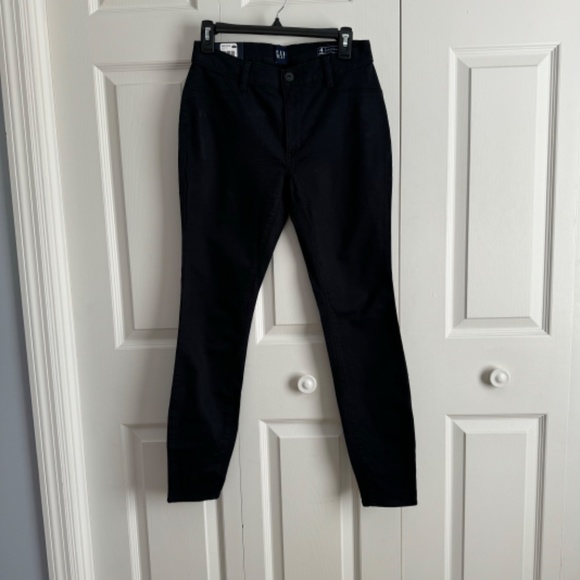 GAP Stretch Skinny Size 4, Black - Picture 1 of 5